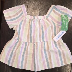 Carter's Pastel Striped Kids Dress